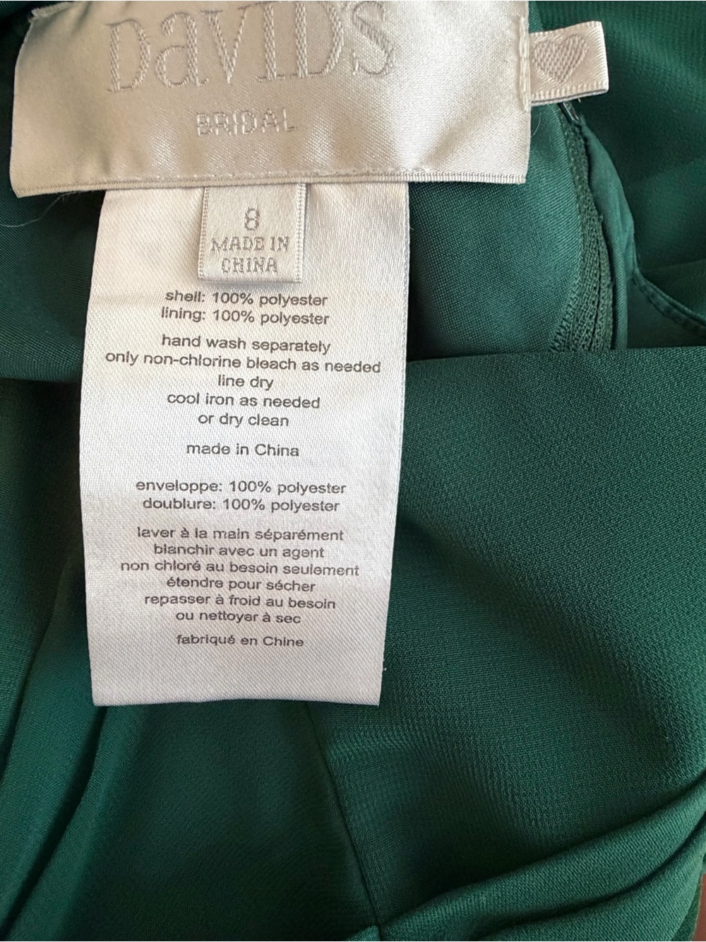 One-Shoulder Emerald Green Dress - Picture 5 of 5